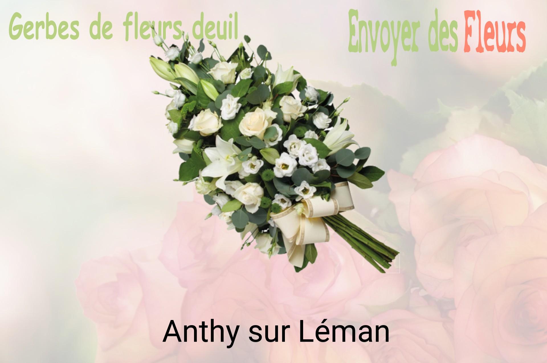 Gerbe de fleurs de deuil livrée à Anthy-sur-Léman
